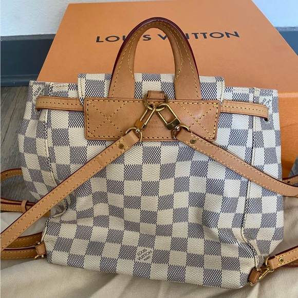 Louis Vuitton Damier Azur Sperone Backpack - Picture 2 of 8